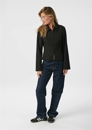 Bertha structure bluse Black Neo Noir 